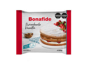 Bonafides bizcochuelo redondo