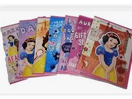 cuaderno tapa semi dura personajes