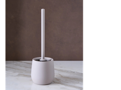 Escobilla para baño con dispenser mango de bamboo
