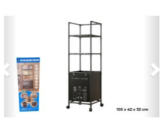 rack multifuncion con rueditas