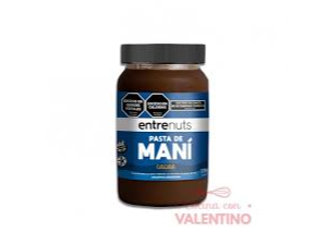 Entrenuts pasta de maní cacao 370 ml