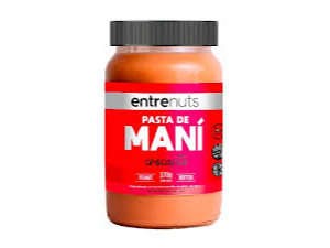 Entrenuts pasta de maní crocante 370 grs