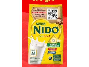 nido leche de 350grs