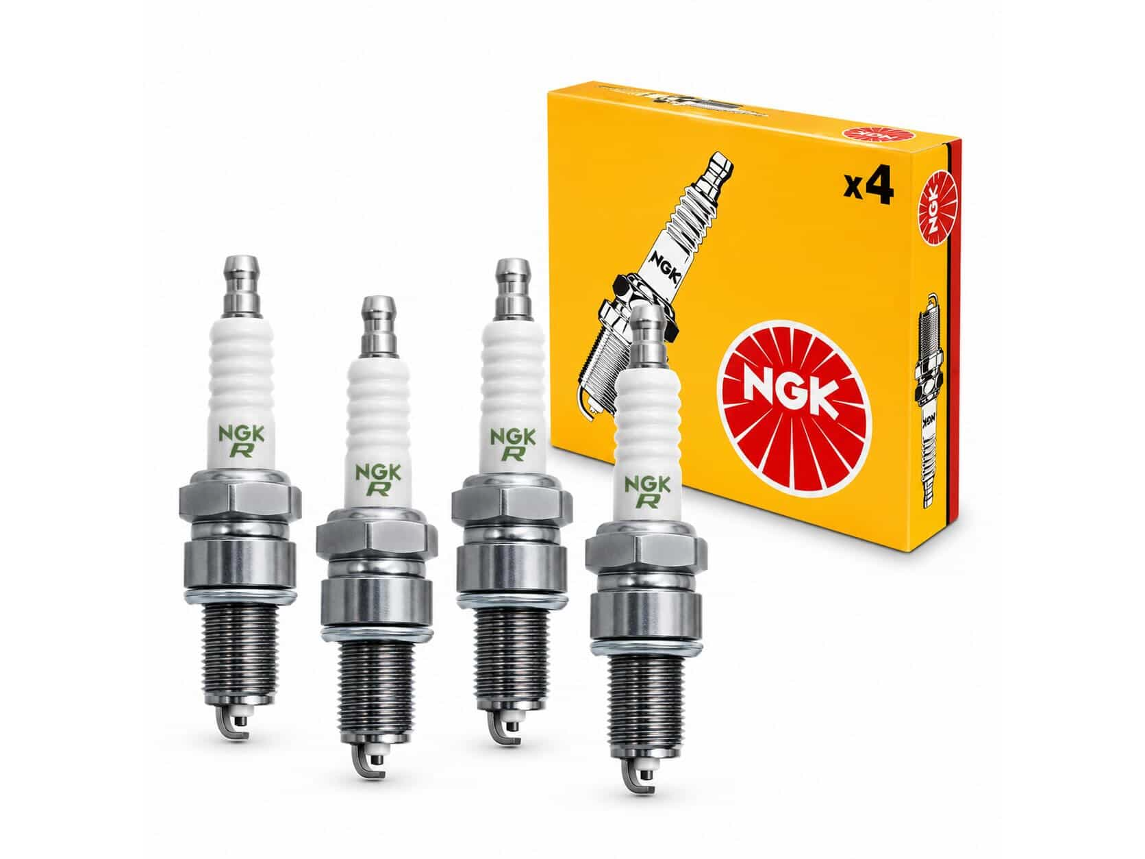 BUJIAS NGK ROSCA LARGA BPR6EY X4