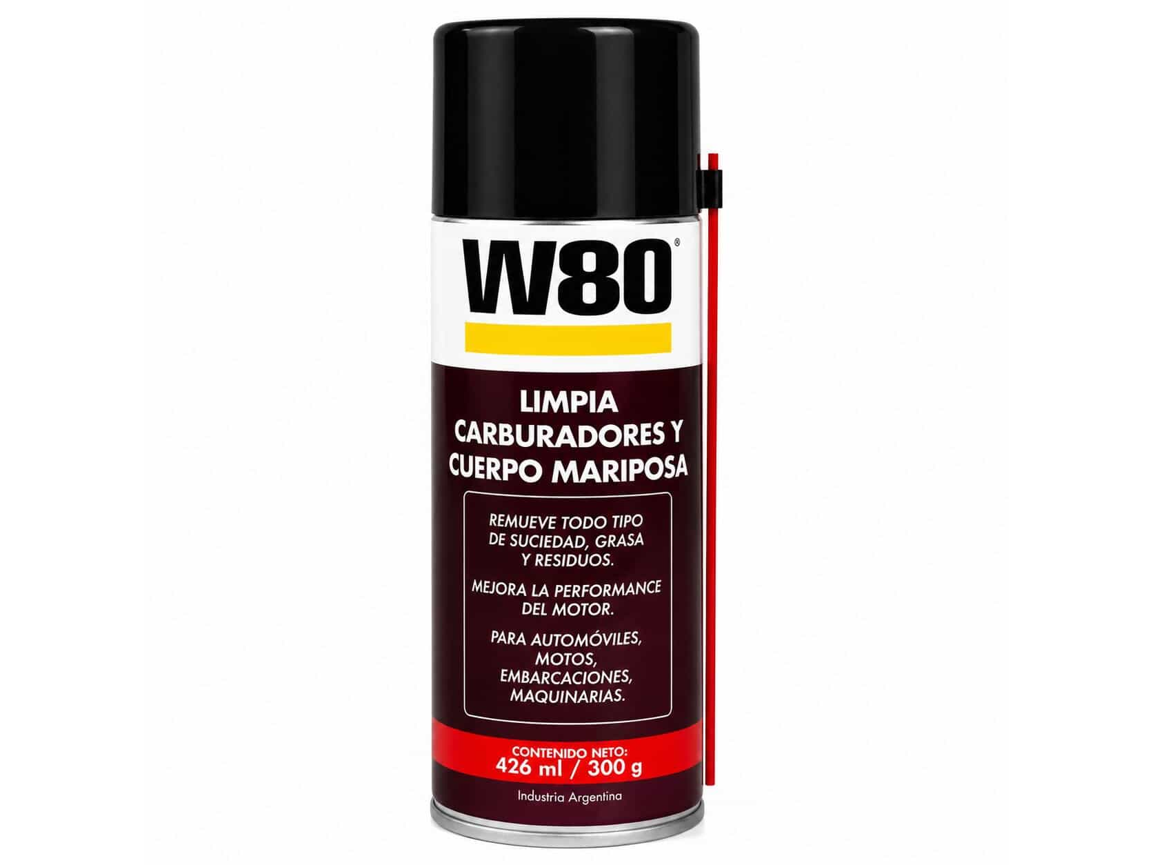 W80 LIMPIA CUERPO MARIPOSA Y CARBURADORES