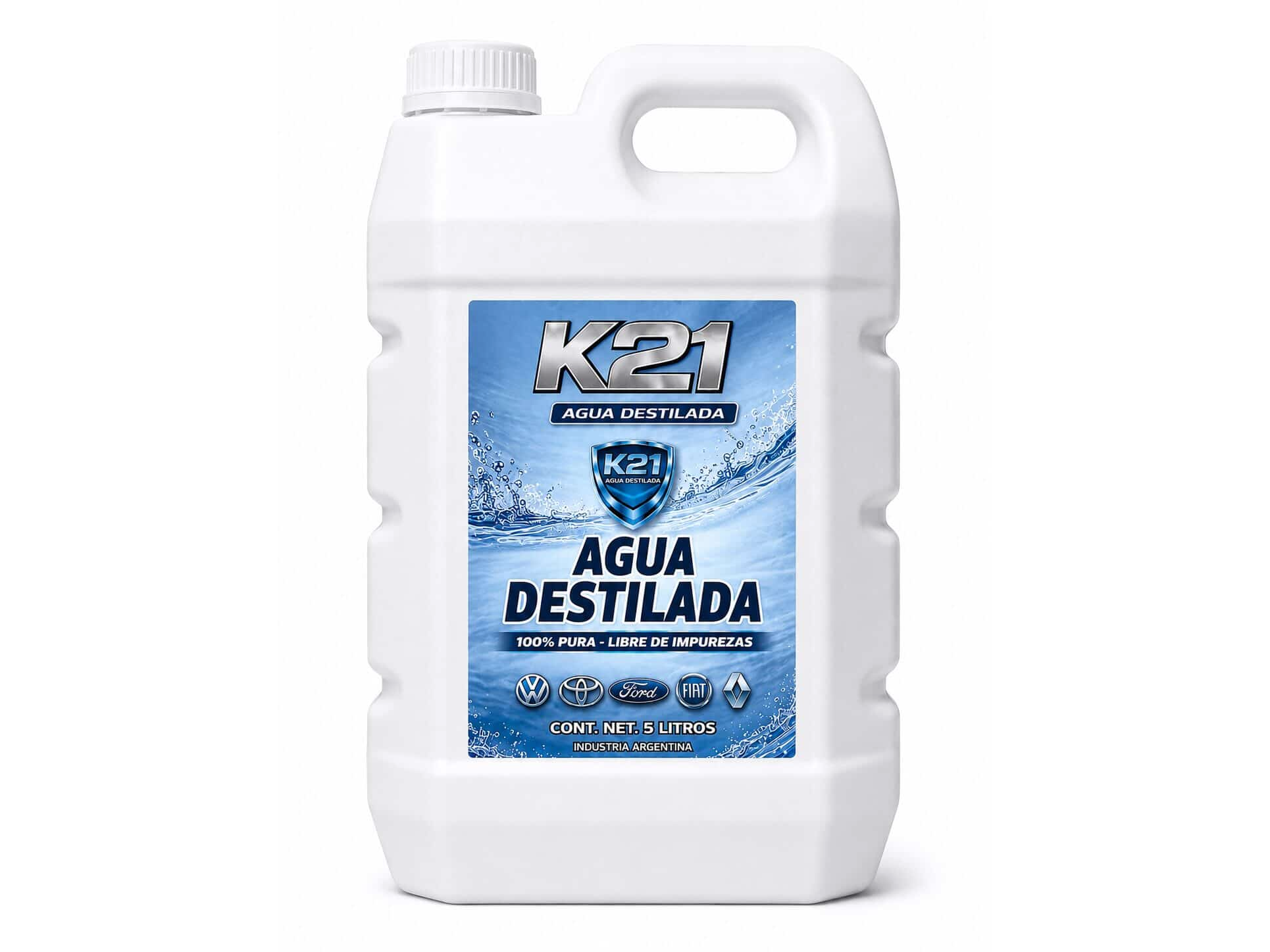 AGUA DESTILADA K21 5 LITROS