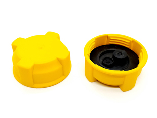 TAPA DEPOSITO CHEVROLET ROTOND MAX Agile/Astra/Celta/Corsa/Meriva/Montana/Prisma/S-10/Vectra/Zafira Todos 2.5-2.8 Die TAPA DE AGUA - Color Amarillo -