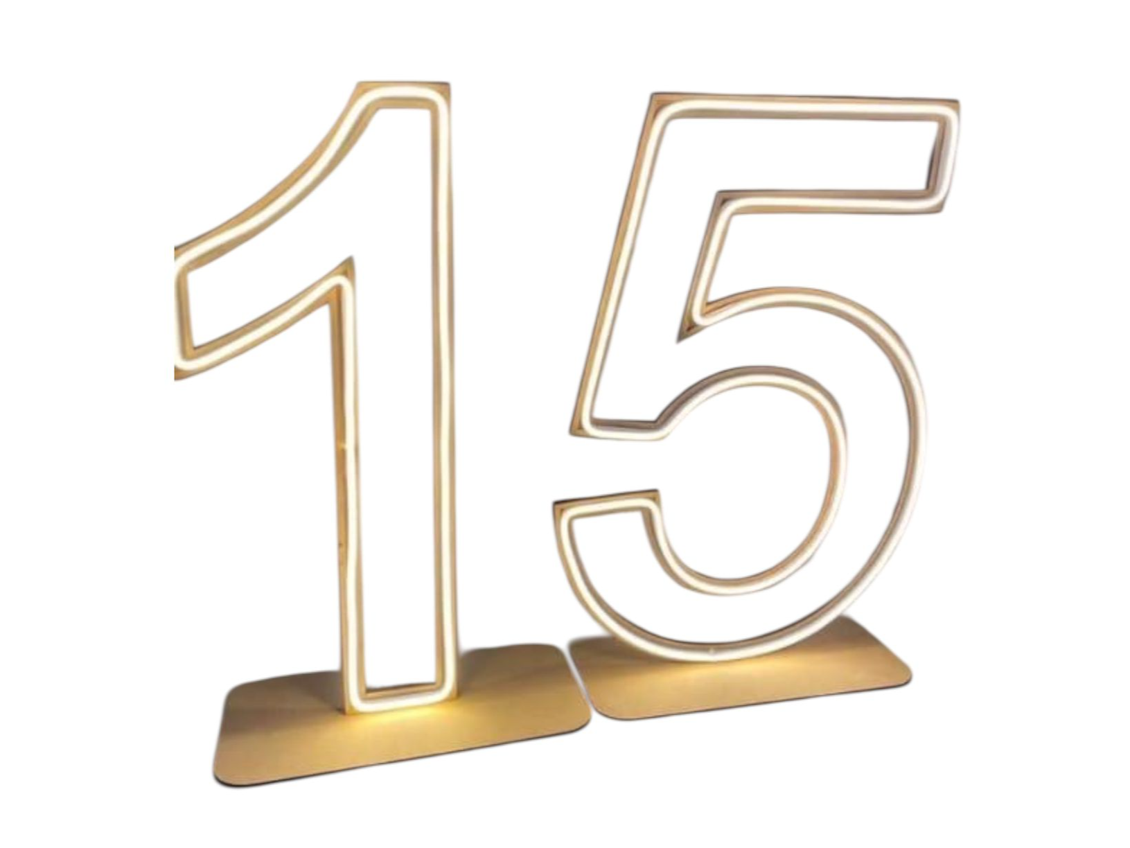 Número  50 cm BLANCO CALIDO