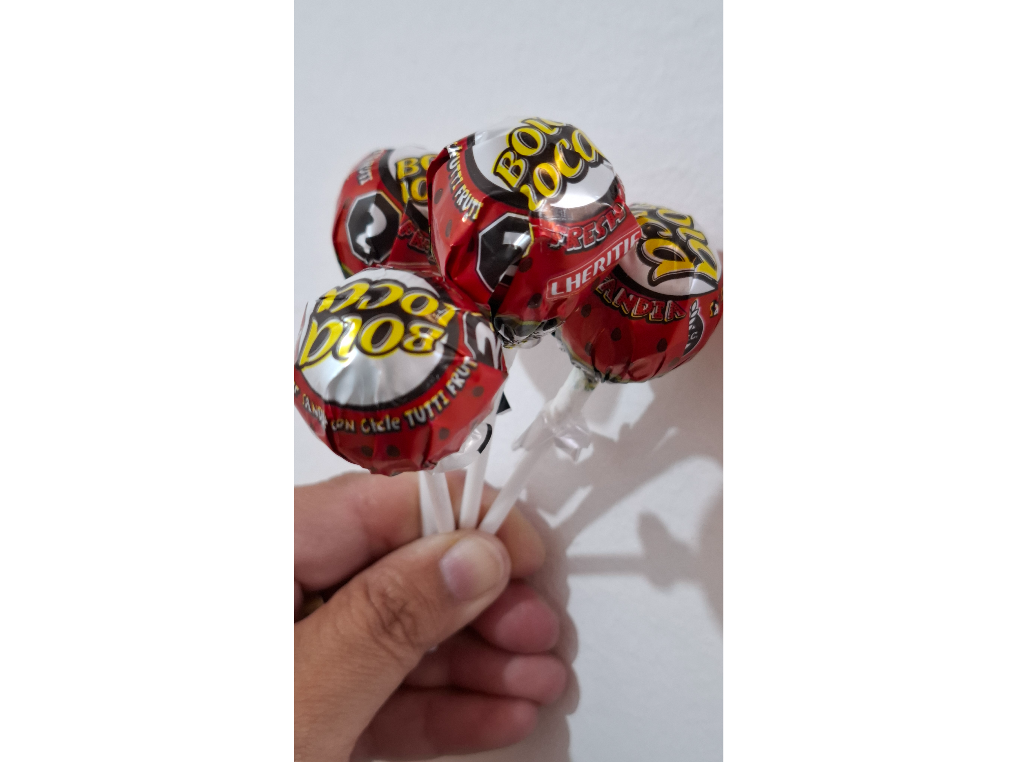 Chupetin Bola Loca Sandia Relleno c Chile