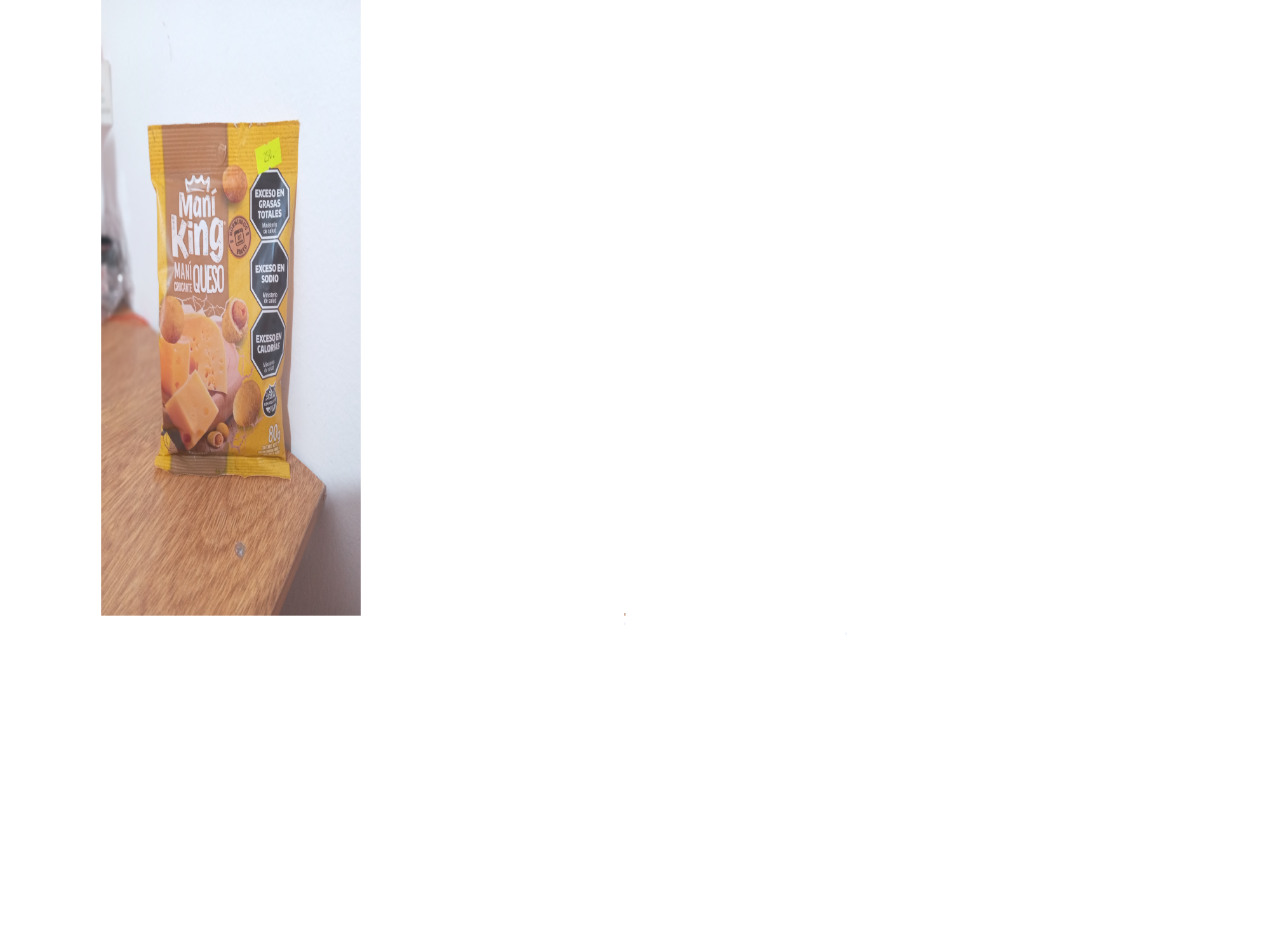 Mani King queso 80gr