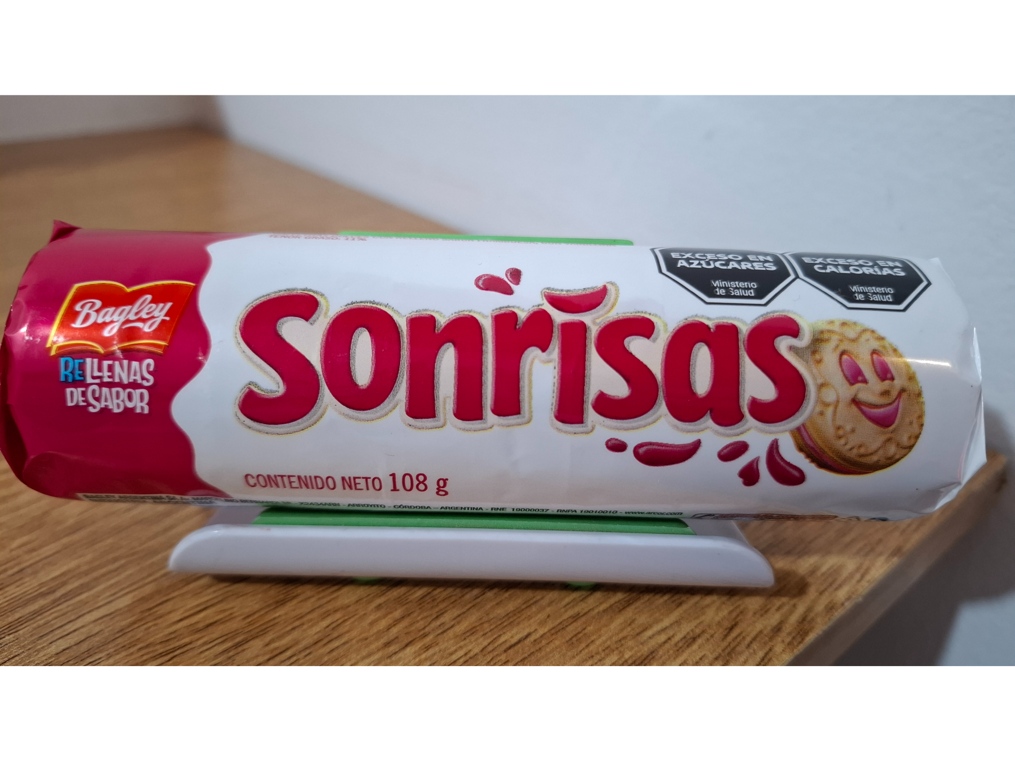 Galletas Sonrisas 108gr