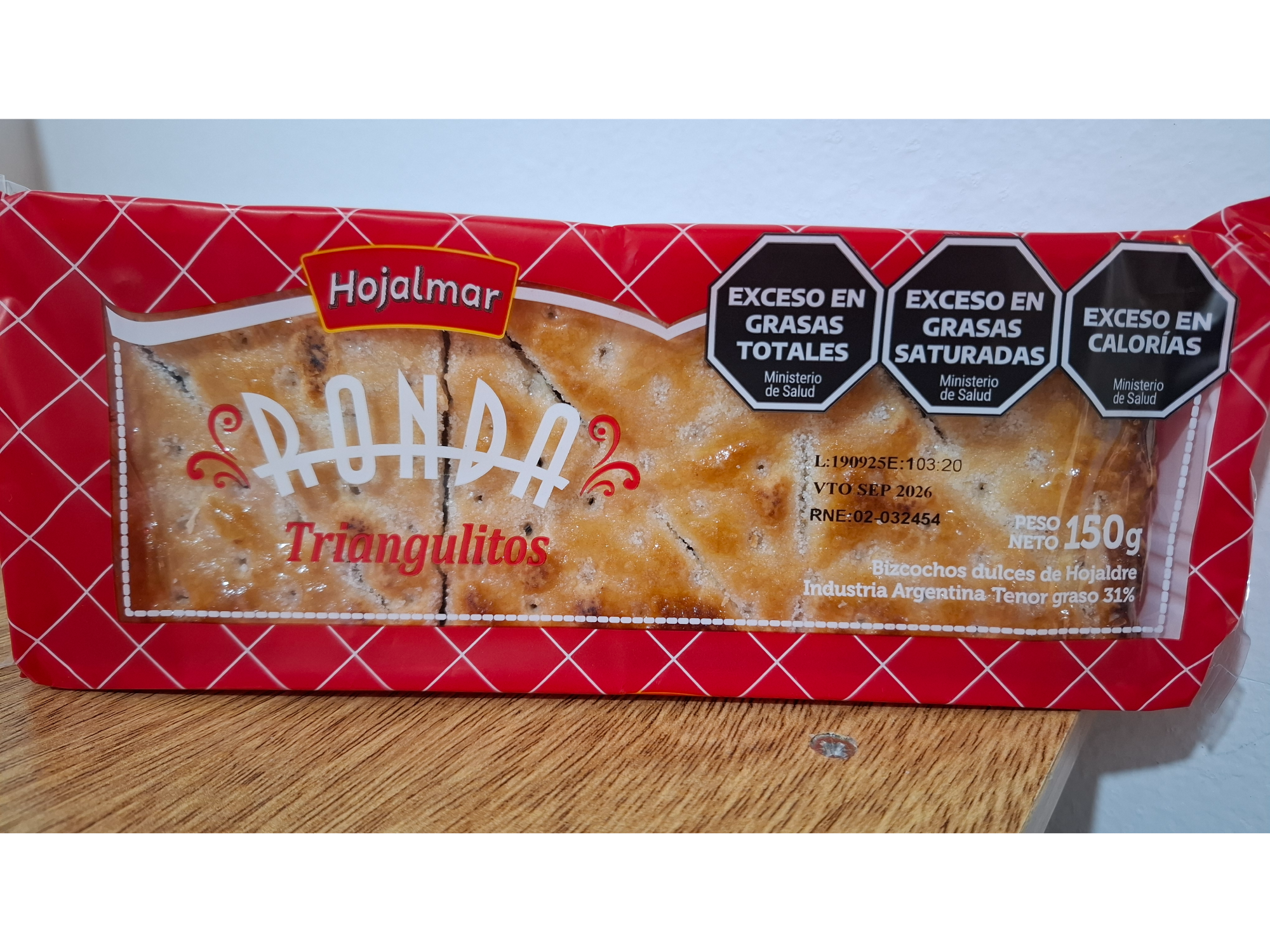 Galletas Triangulito Azucaradas 150gr
