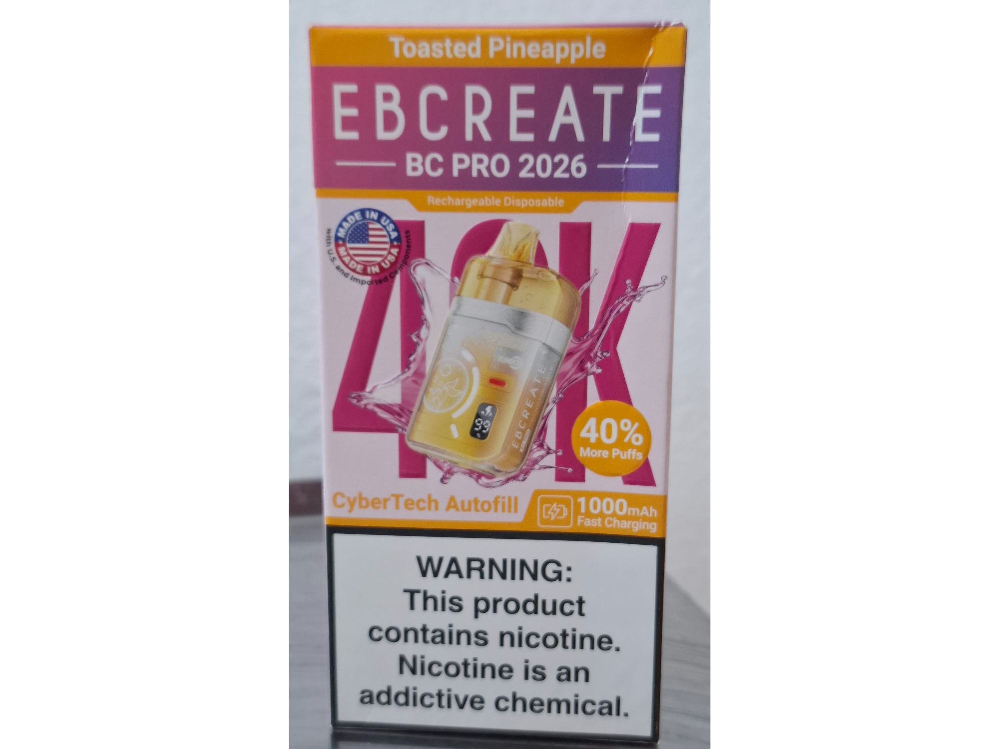 Vaper Ebcreate Toasted Pineapple 40k