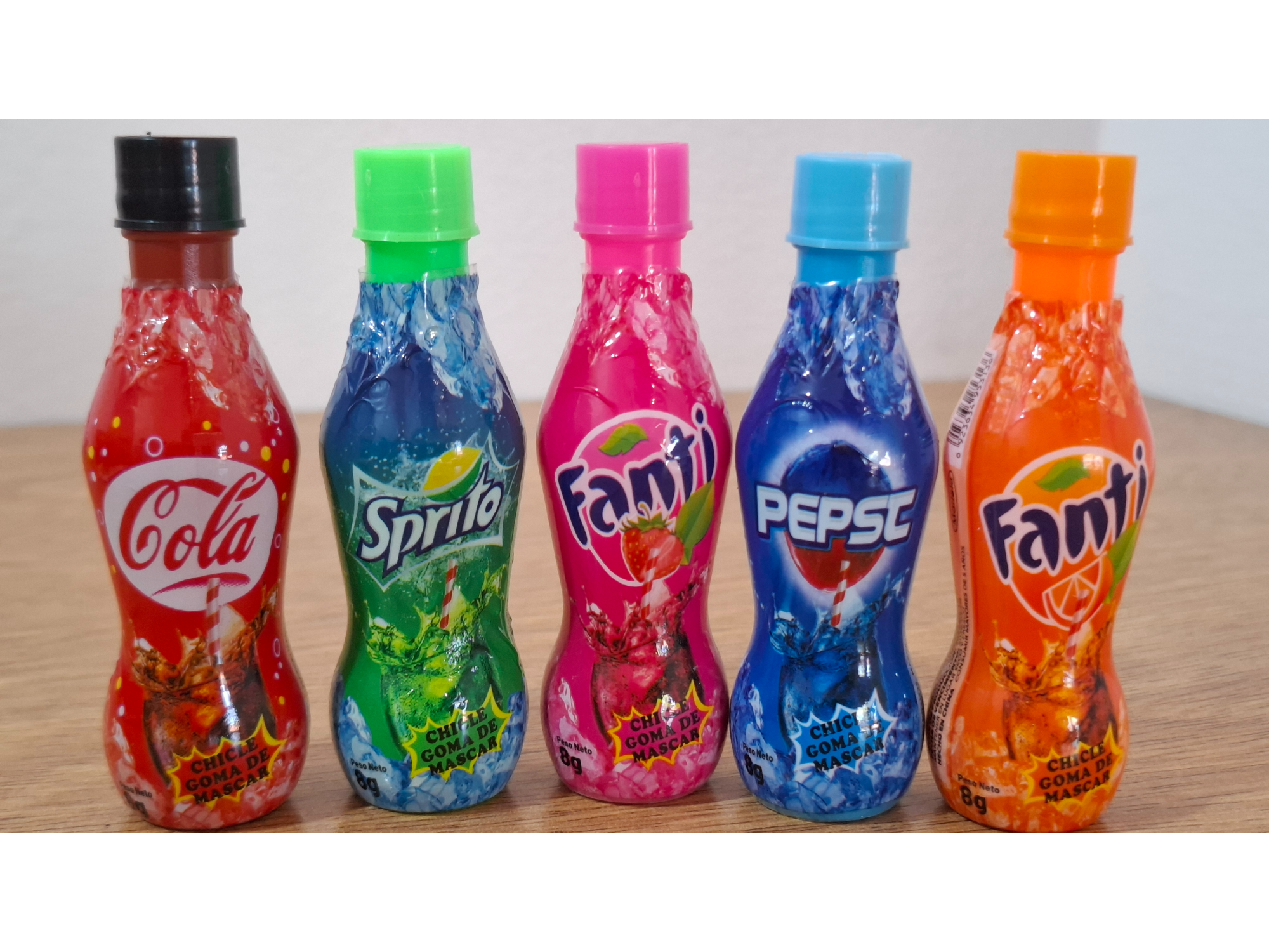 Botellitas con Chicles