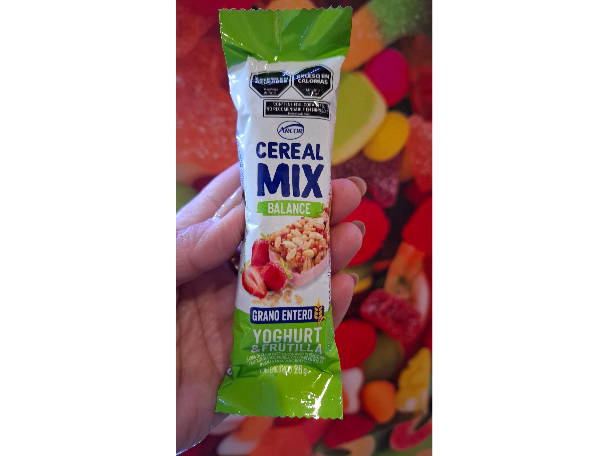 Barra  Cereal Yoghurt y Frutilla