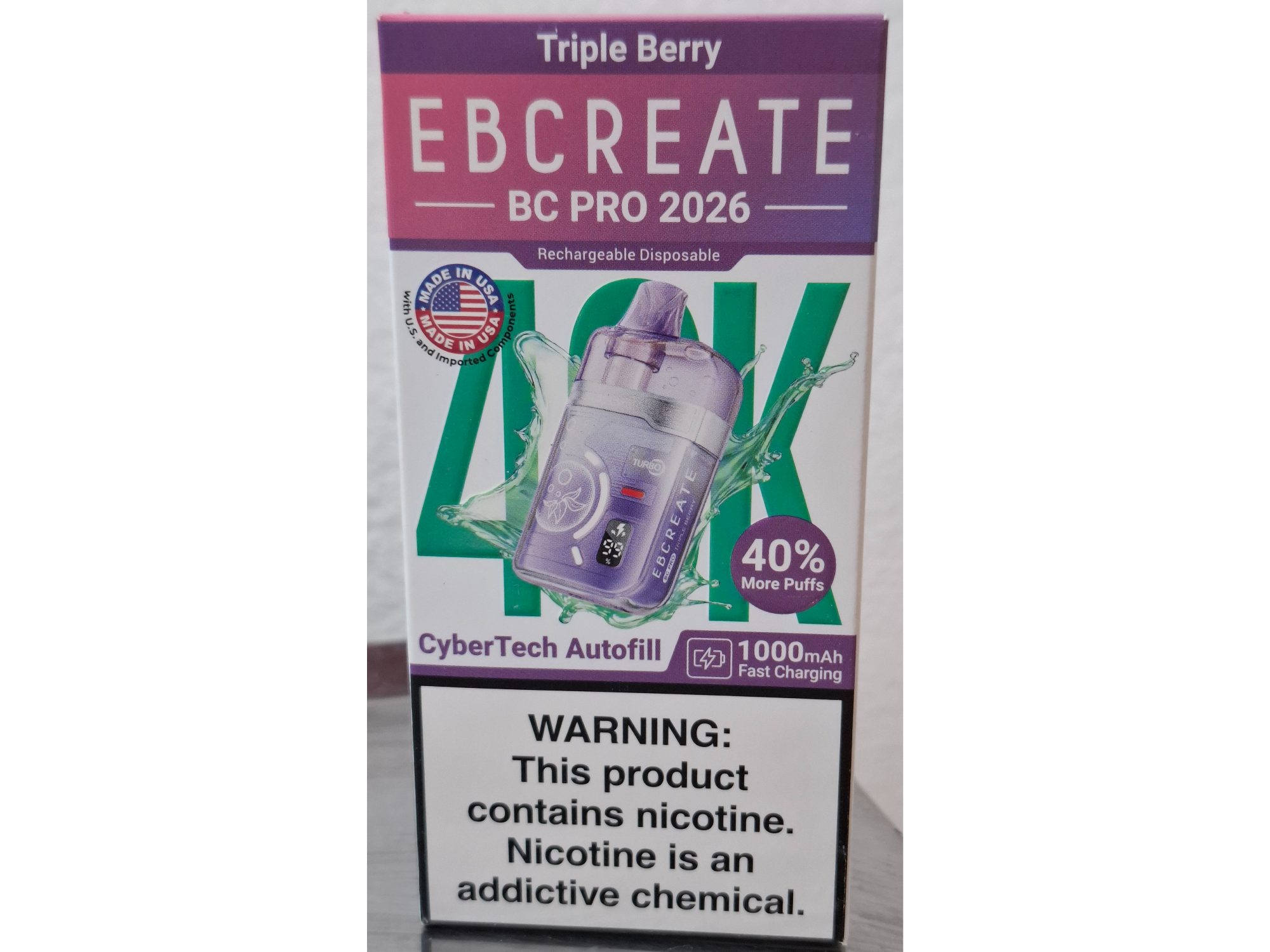 Vaper Ebcreate Triple Berrey 40k