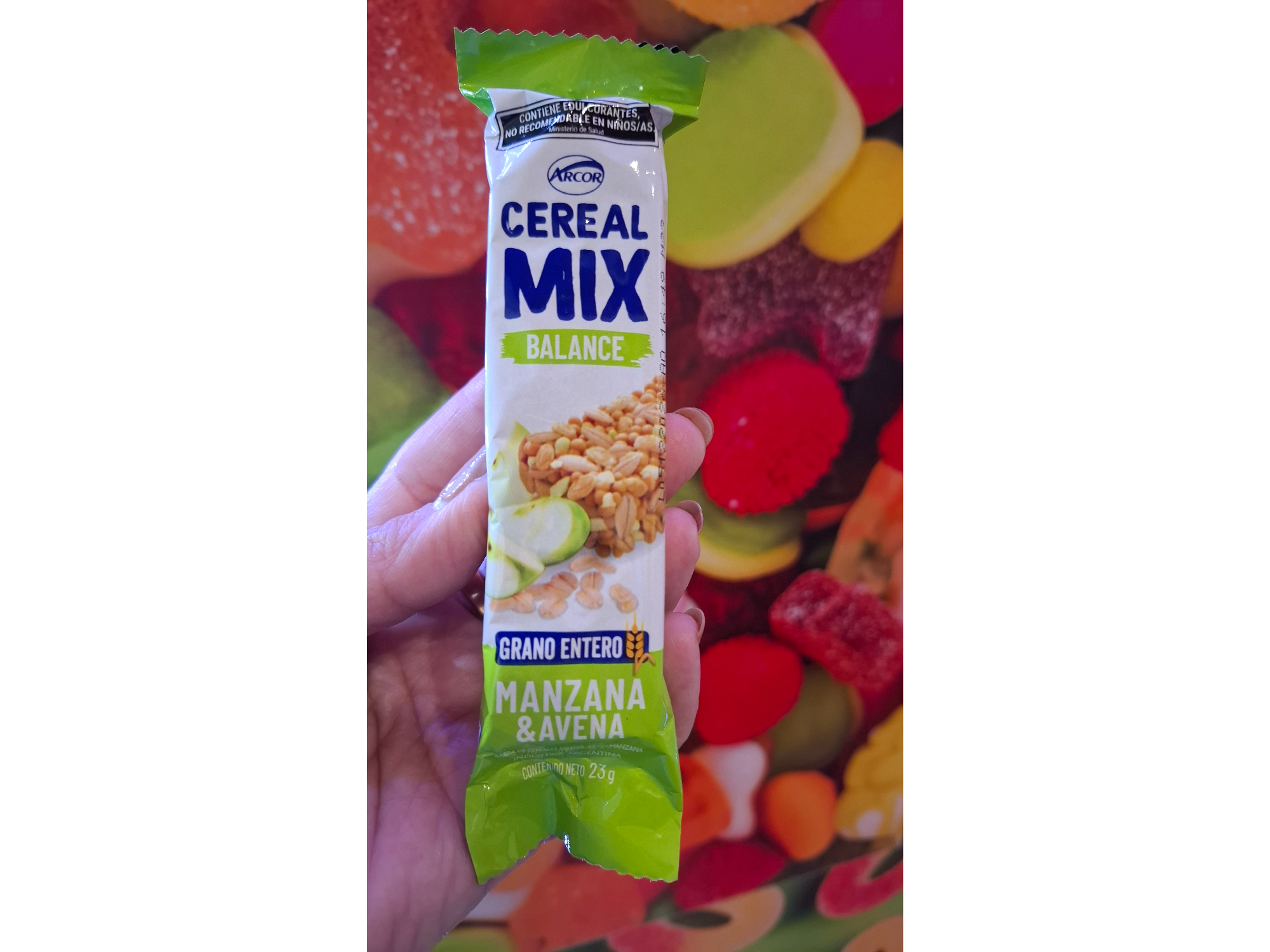 Barra Cereal Manzana y Avena