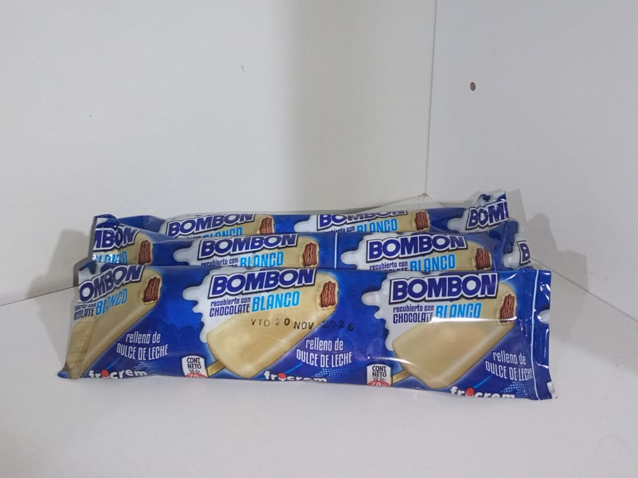 HELADO BOMBON BLANCO