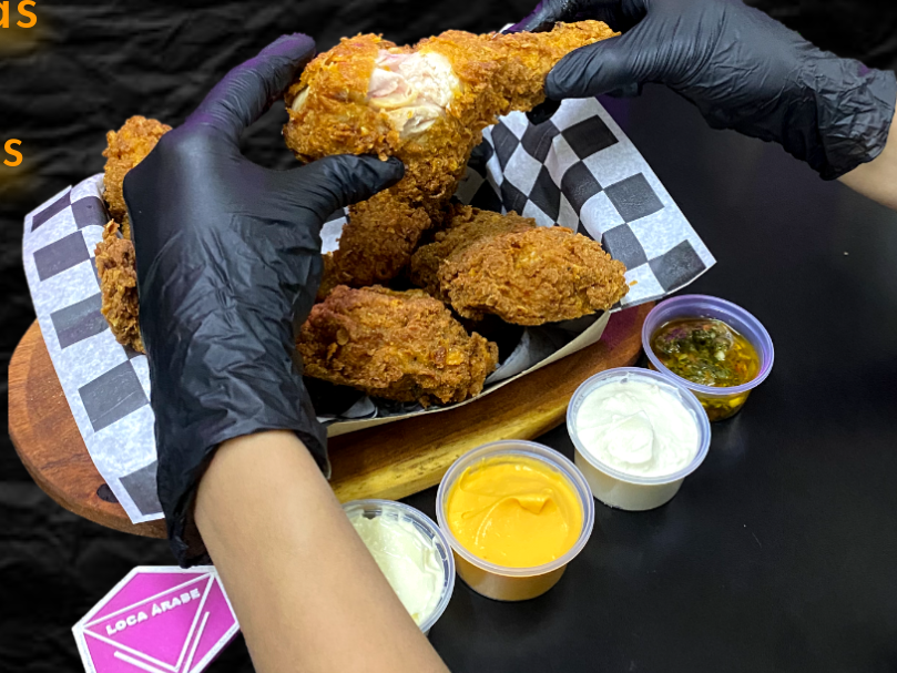 4 piezas de pollo