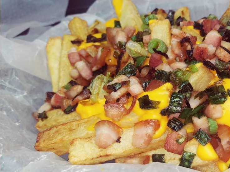 Panceta/cheddar y verdeo(chicas)