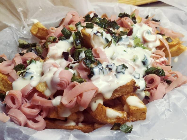 Jamón,queso crema y verdeo (chicas)