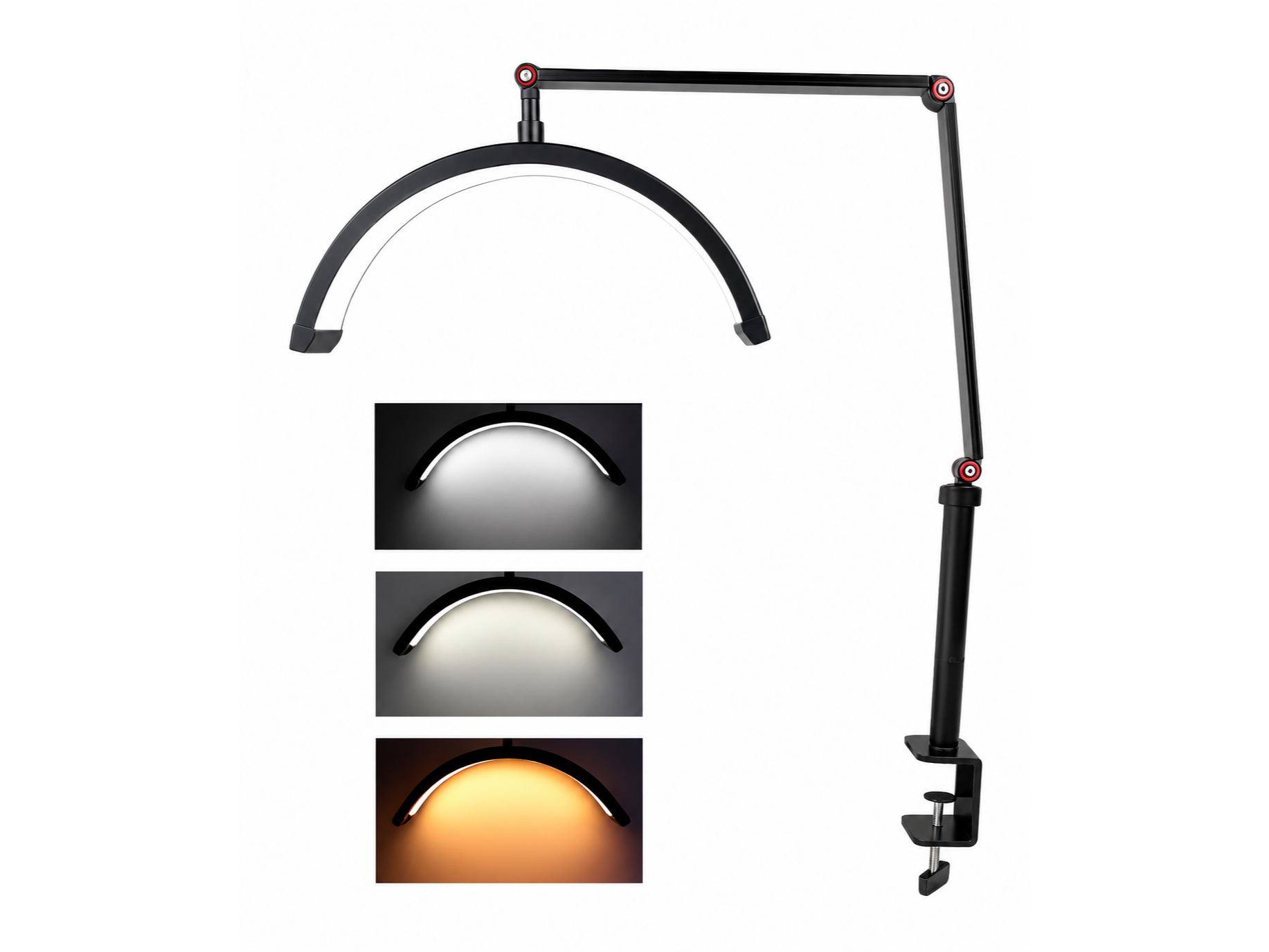 Lampara Half moon de mesa