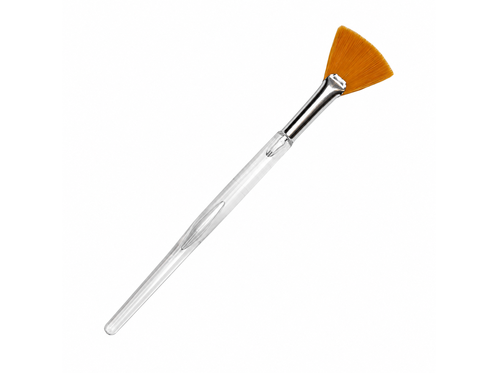 Pincel abánico. Naranja