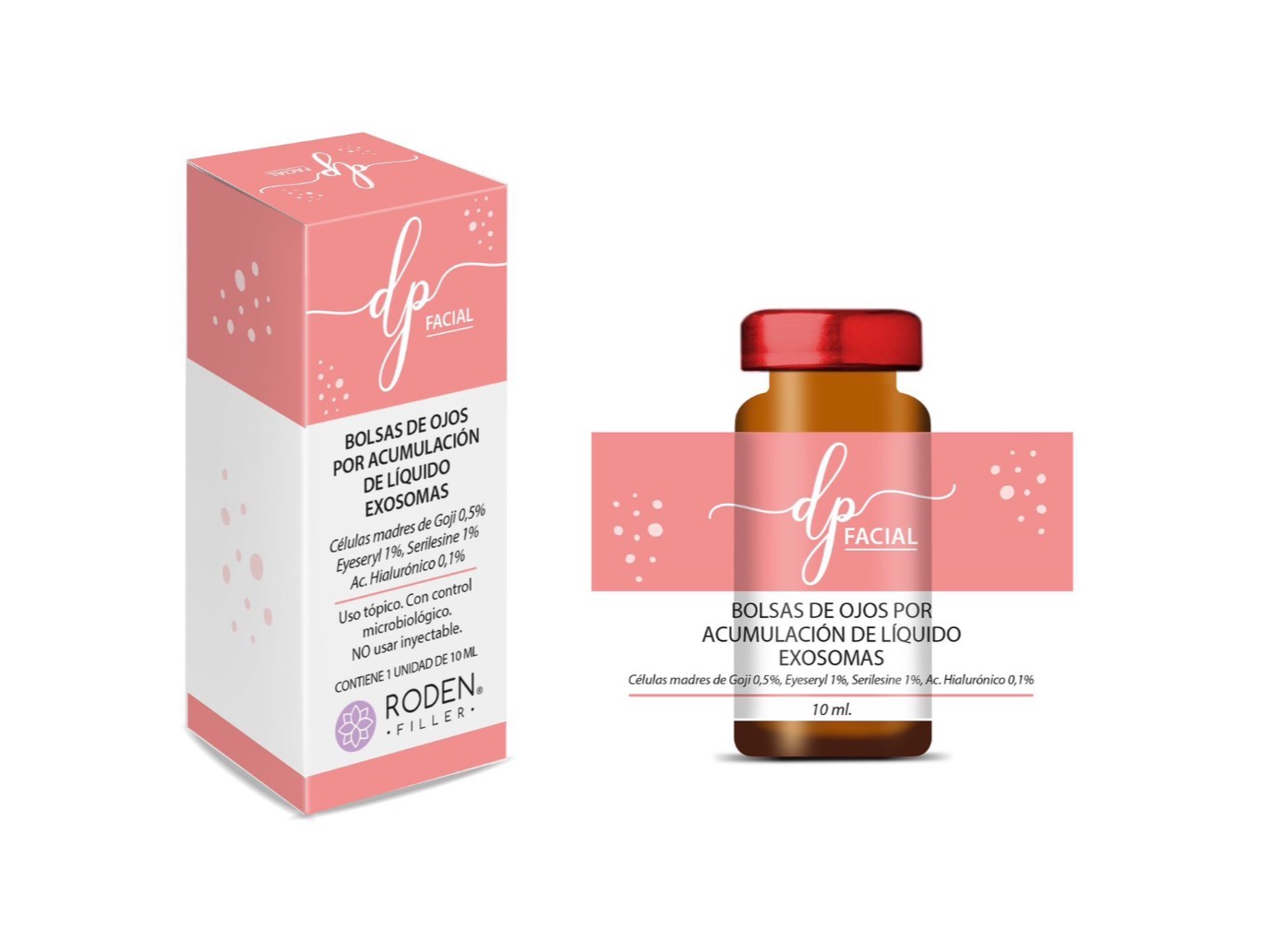 EXOSOMAS Bolsas de ojos por acumulación de líquido. 10ml