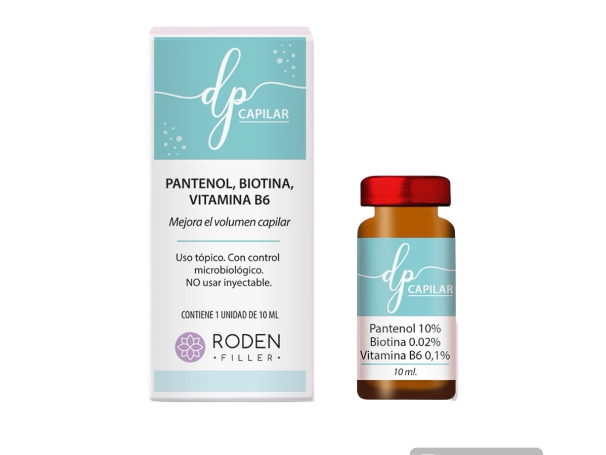 Ampolla capilar. Pantenol, Biotina, Vitamina B6. 10ml