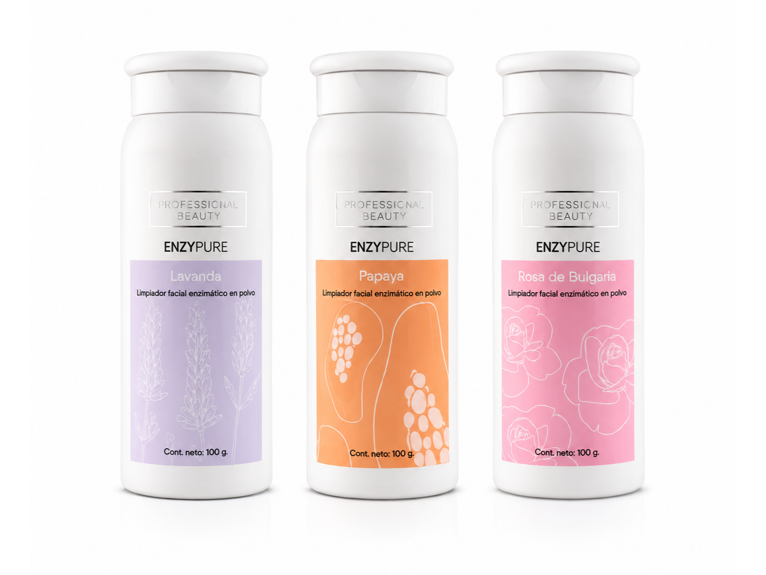 Limpiadores Faciales Enzimáticos en Polvo Enzypure 100G