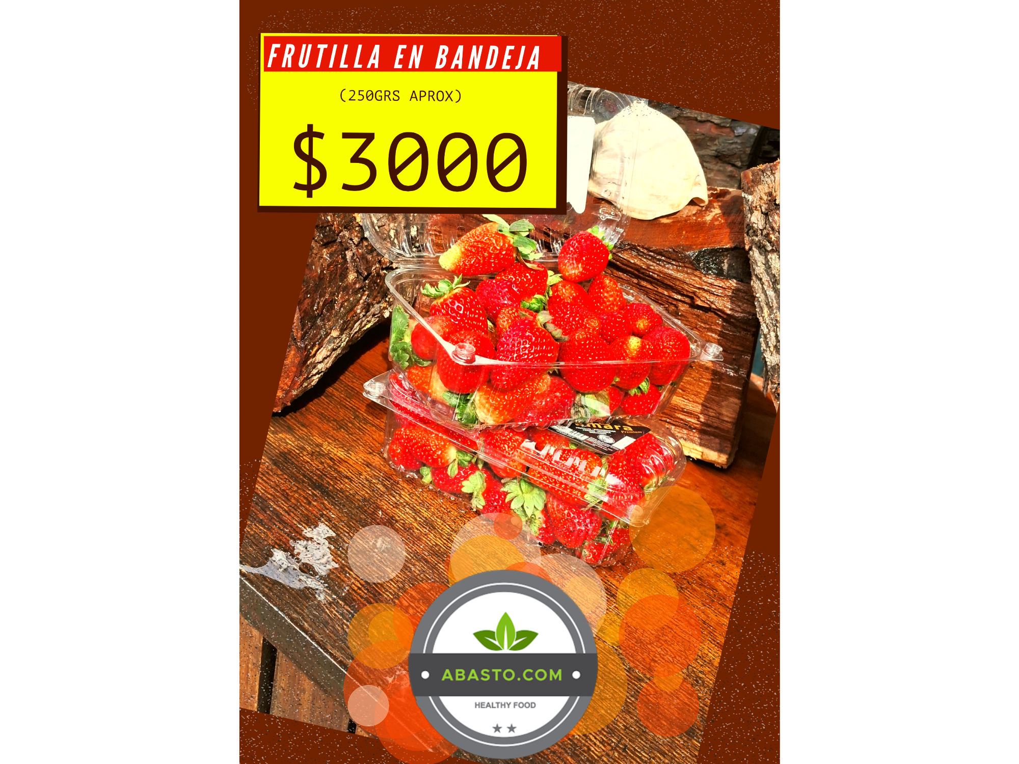Bandeja de Frutilla