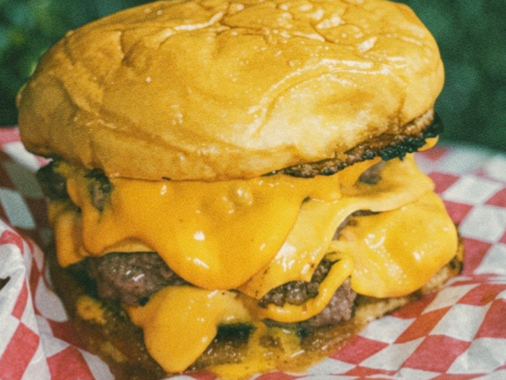 Burger cheese simple