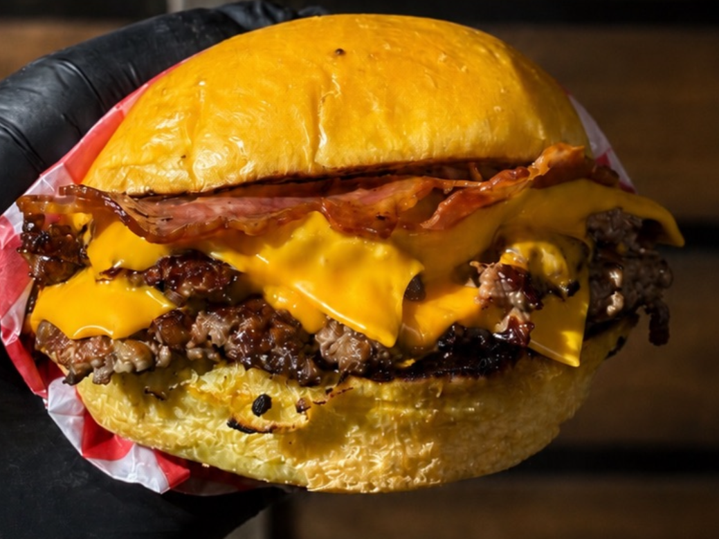 Burger Baconera simple