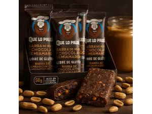 Barra de pasta de mani QUE LO PALEO 50g