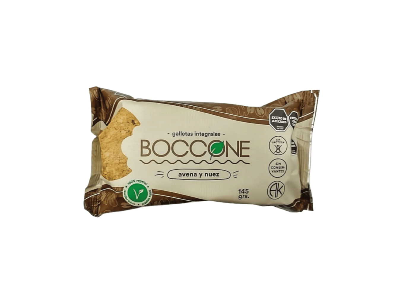 Galleta integral vegana