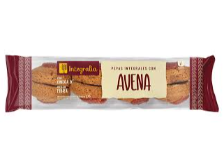Pepas integrales con avena y membrillo