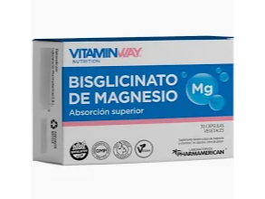 Bisglicinato de magnecio 30 cap