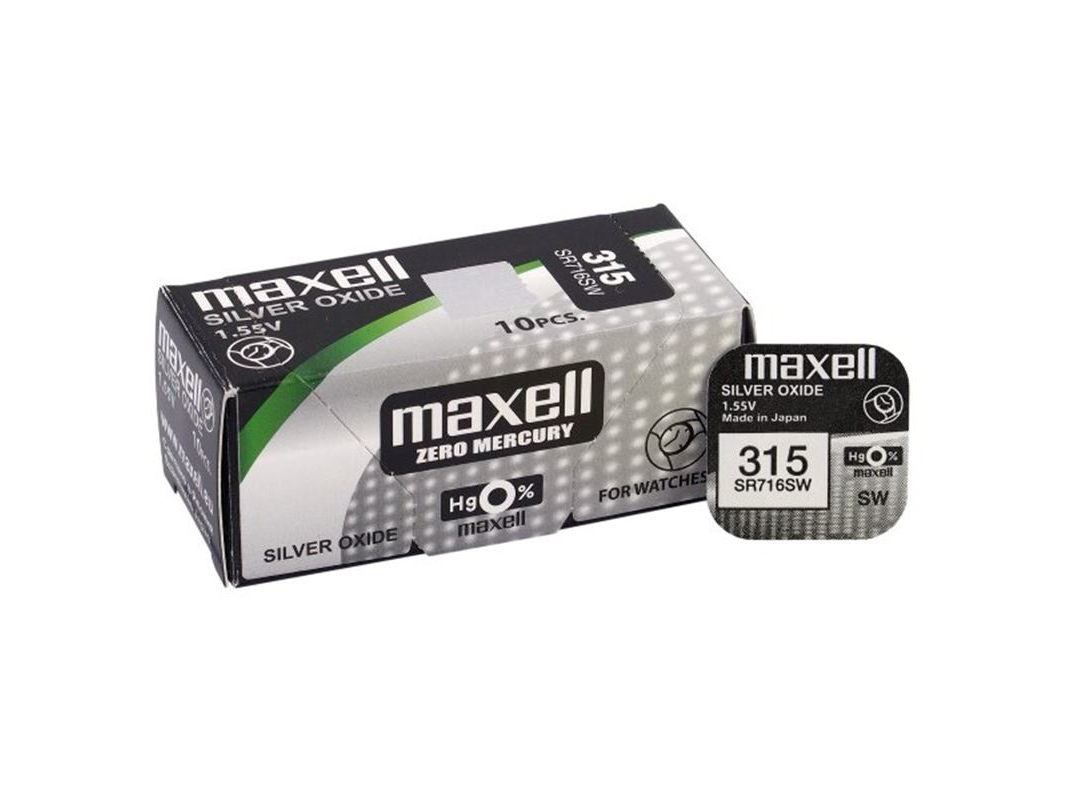 Maxell  315/716  oxido de Plata