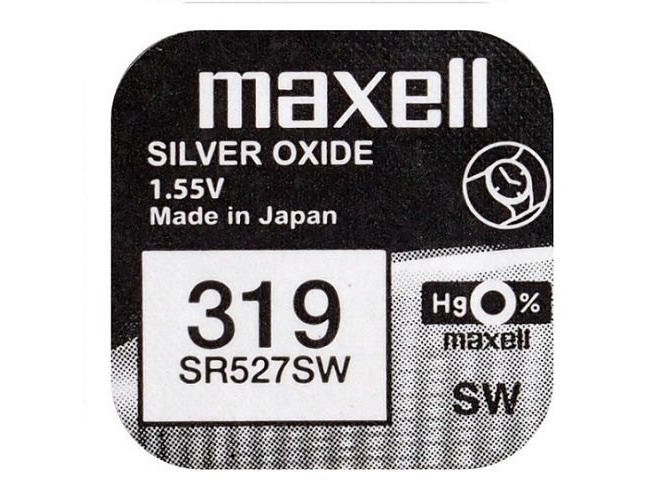 Maxell 319/527 Pila oxido de Plata