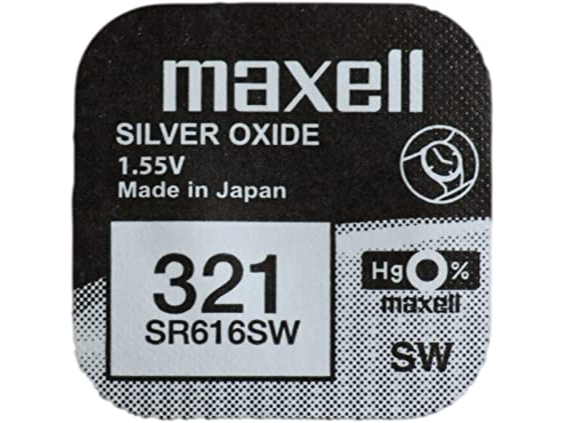 Maxell 321/616 Pila Oxido de Plata