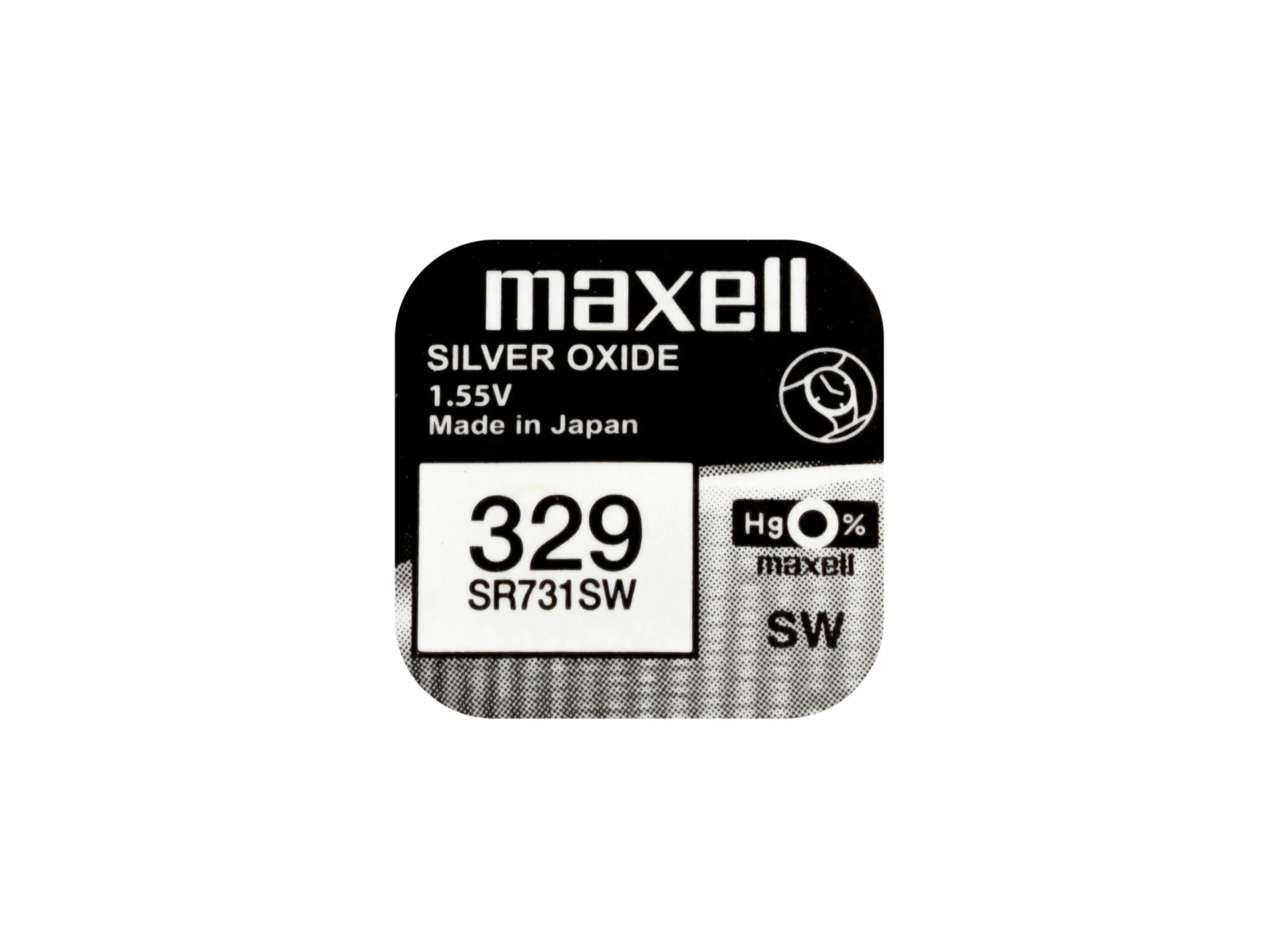 Maxell 329/731 Pila Oxido de Plata