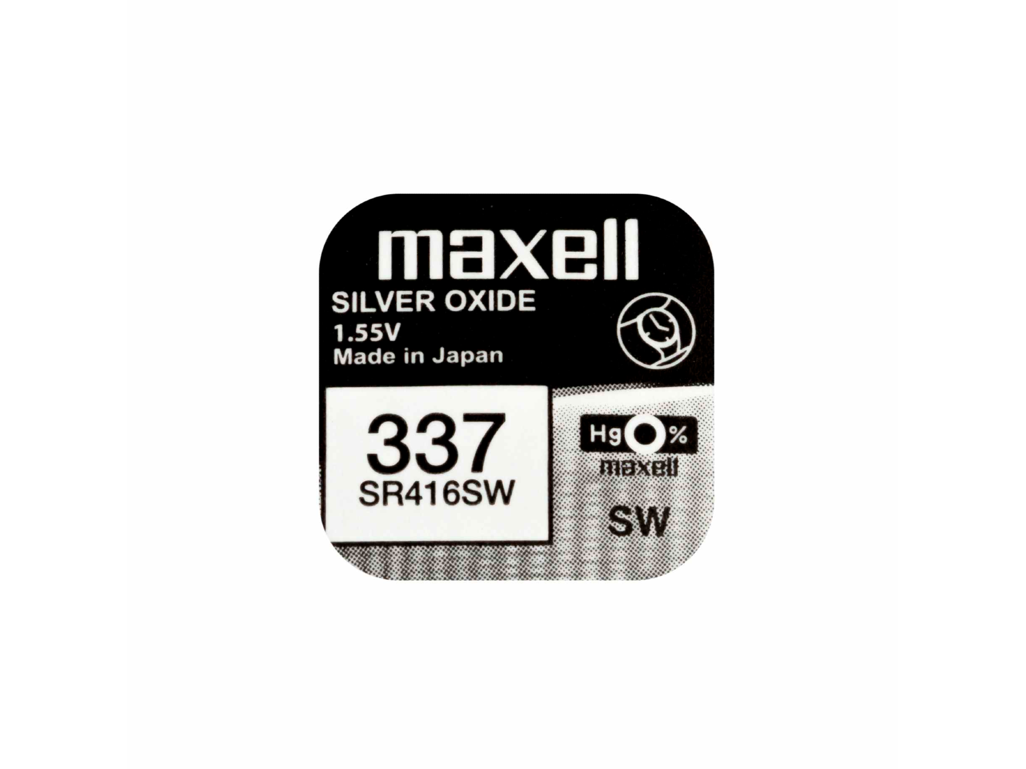 Maxell 337/416 Pila Oxido de Plata