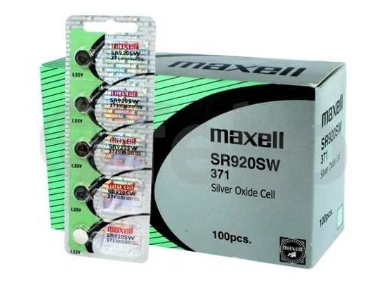 Maxell 371/920 Pila Oxido de Plata