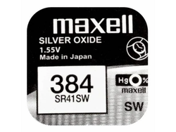 Maxell 384/ SR41 Pila Oxido de Plata