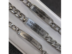 Grabados pulseras personalizados