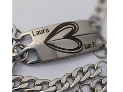 Grabados 2 pulseras personalizados