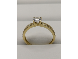Anillo cintillo oro 10k Italiano