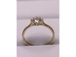 Anillo cintillo oro 10k Italiano