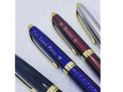 Lapiceras personalizadas Grabadas a laser con estuche