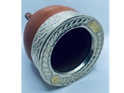 Mate Imperial de ceramica con grabado